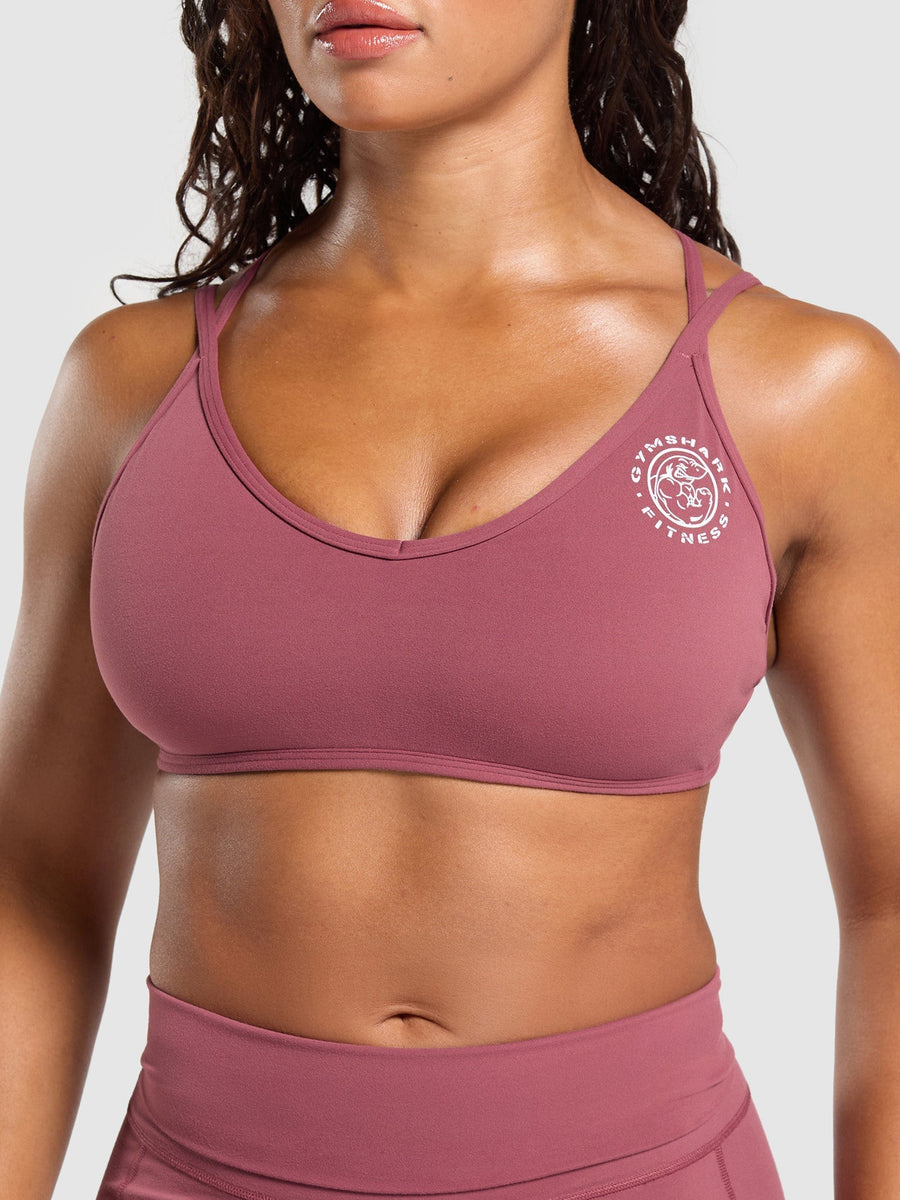 Gymshark Legacy Bra — Washed Berry Pink — 6