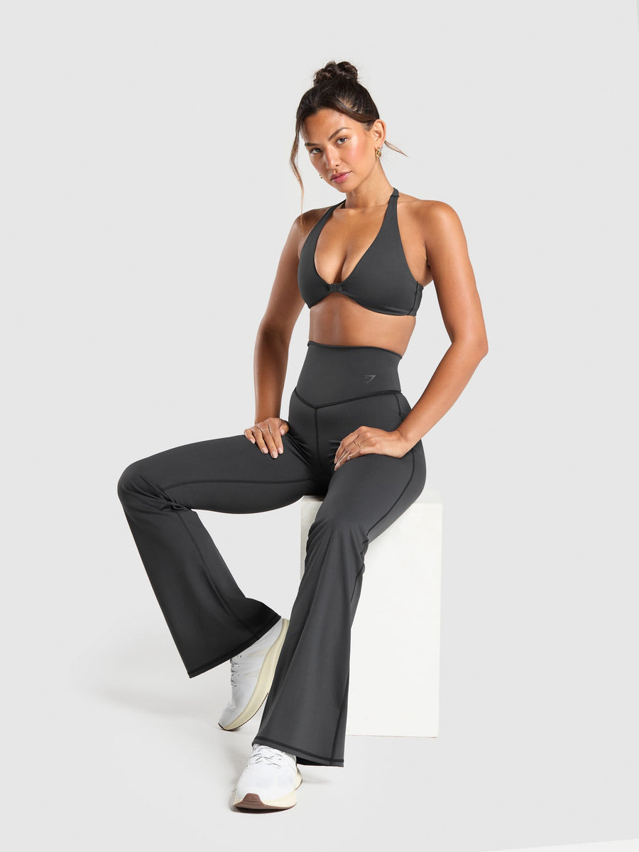 Gymshark Elevate Flared Leggings 2.0 — Black — 4