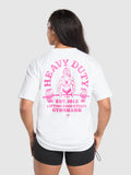 Gymshark Heavy Duty Oversized T-Shirt — White — 1