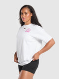 Gymshark Heavy Duty Oversized T-Shirt — White — 3