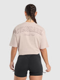 Gymshark Campus Classics Graphic T-Shirt — Muted Pink — 1