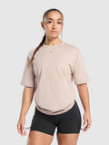 Gymshark Campus Classics Graphic T-Shirt — Muted Pink — 2