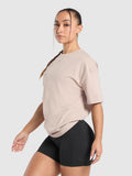 Gymshark Campus Classics Graphic T-Shirt — Muted Pink — 3