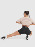 Gymshark Campus Classics Graphic T-Shirt — Muted Pink — 4