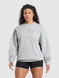 Gymshark Lifting Club Oversized Sweatshirt — Light Grey Core Marl — 2