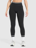 Gymshark Contrast Seamless Leggings — Black — 1