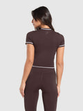Gymshark Contrast Seamless T-Shirt — Heritage Brown — 2