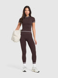 Gymshark Contrast Seamless T-Shirt — Heritage Brown — 4
