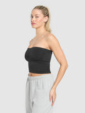 Gymshark Everyday Seamless Midi Tube Top — Black — 3