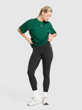 Gymshark Fraction Oversized T-Shirt — Conditioning Green — 4