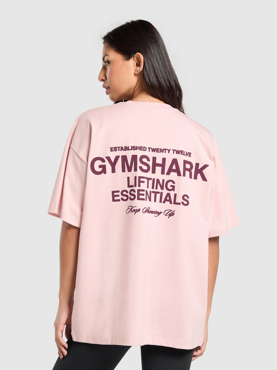 Gymshark EST 2012 Graphic T-Shirt — Lift Pink — 1