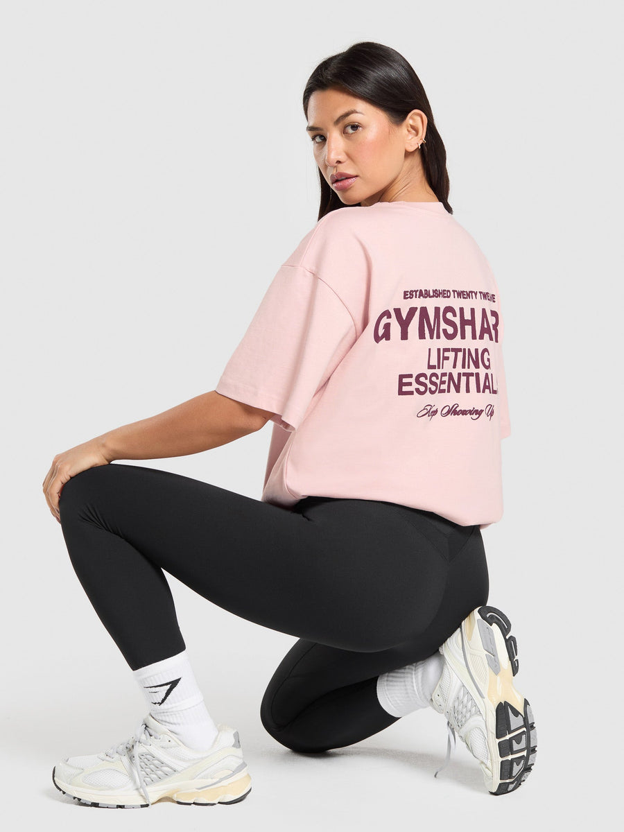 Gymshark EST 2012 Graphic T-Shirt — Lift Pink — 4