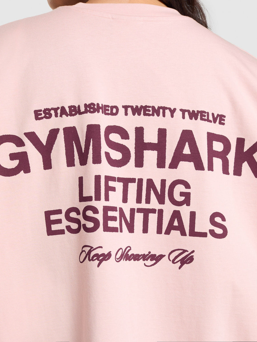Gymshark EST 2012 Graphic T-Shirt — Lift Pink — 5