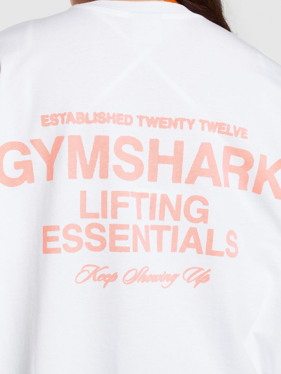 Gymshark EST 2012 Graphic T-Shirt — White — 5
