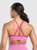 Gymshark Lift Seamless Sports Bra — Winning Pink/White Marl — 3