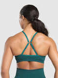 Gymshark Lift Seamless Sports Bra — Functional Teal/Black Marl — 2