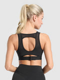 Gymshark Mesh Back Sports Bra — Black — 2