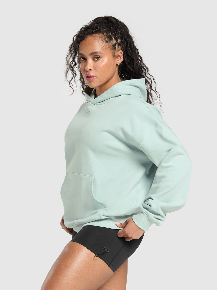 Gymshark Back Gains Graphic Hoodie — Morning Blue — 3