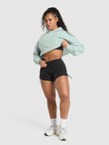 Gymshark Back Gains Graphic Hoodie — Morning Blue — 4