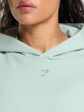 Gymshark Back Gains Graphic Hoodie — Morning Blue — 5