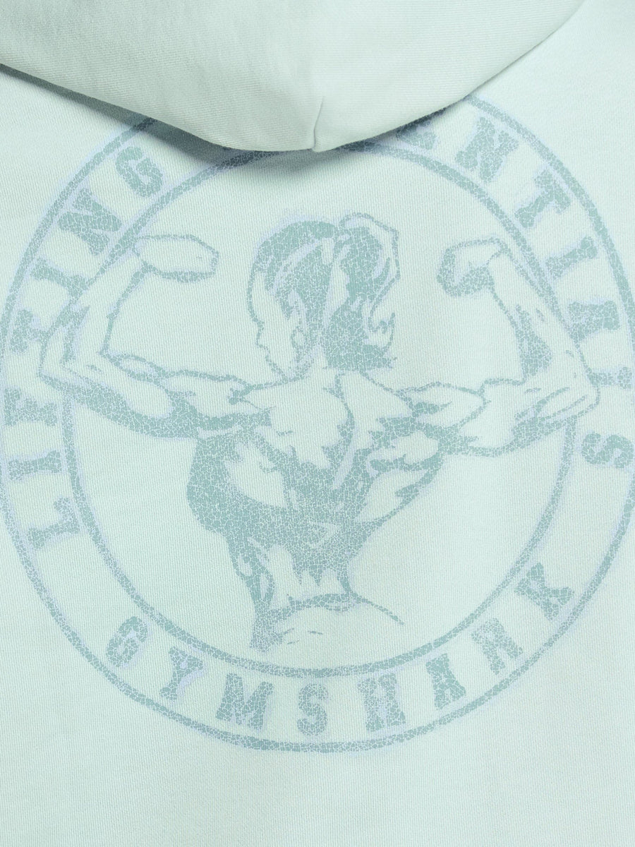 Gymshark Back Gains Graphic Hoodie — Morning Blue — 7