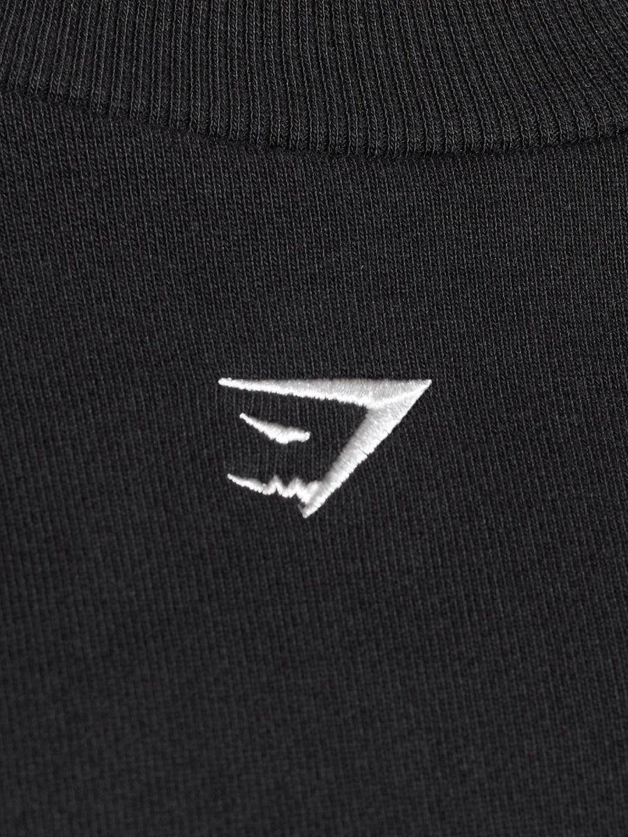 Gymshark Lifestyle Club Graphic Pullover — Black — 6