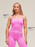 Gymshark Adapt Animal Seamless Midi Tank — Sour Pink/Vibrant Pink — 5