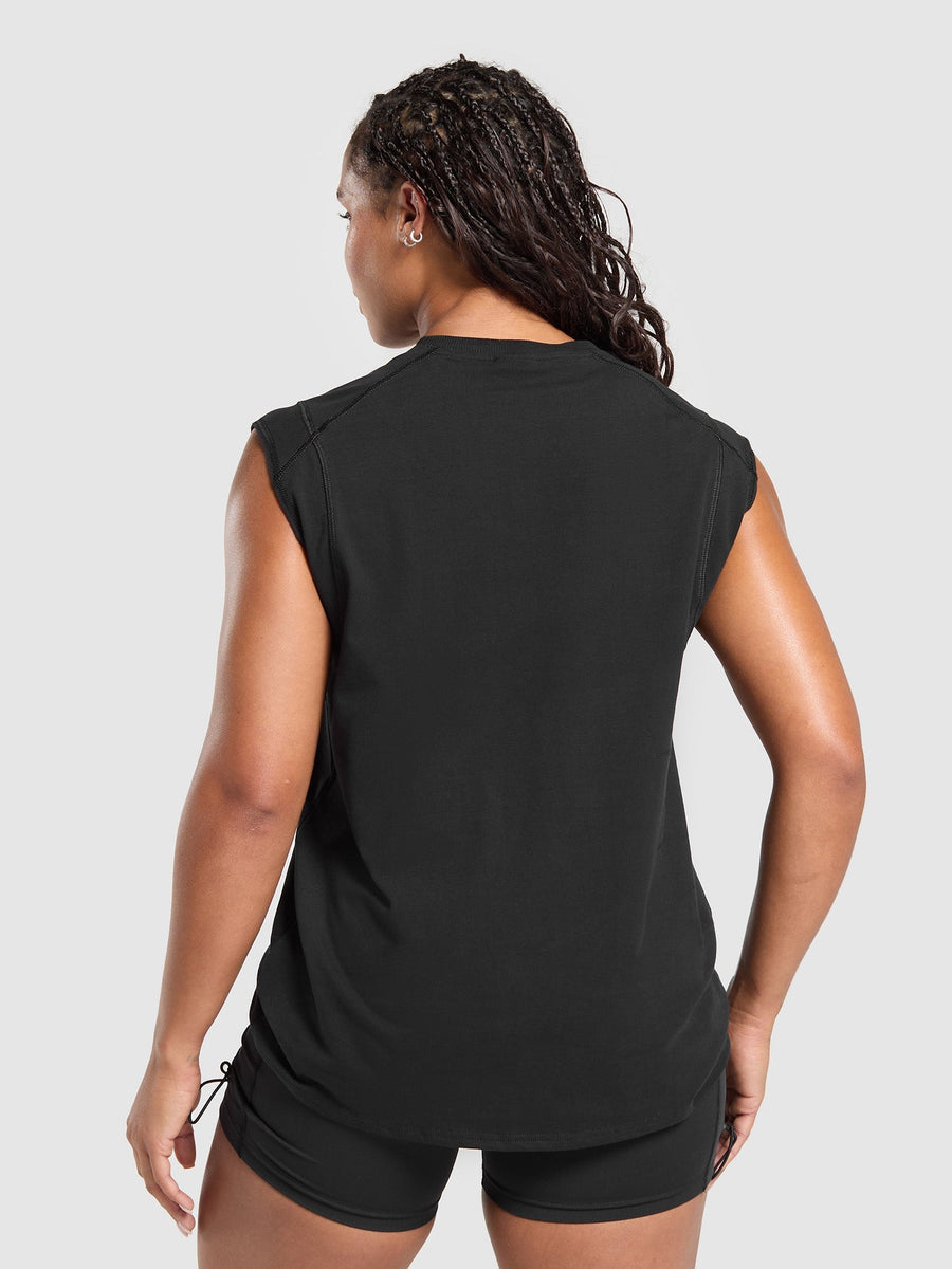 Gymshark Legacy Logo Tank — Black — 2