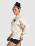 Gymshark Lifting Essentials Graphic Brushed Oversized Sweatshirt — Oat White — 3