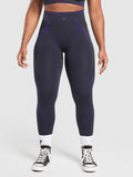 Gymshark Apex Lift Seamless Leggings — Heavy Blue/Cobalt Purple — 1