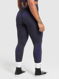 Gymshark Apex Lift Seamless Leggings — Heavy Blue/Cobalt Purple — 2