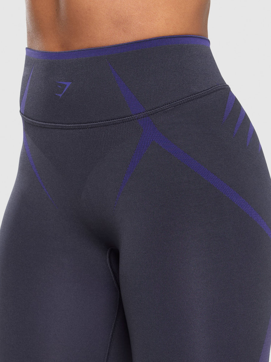 Gymshark Apex Lift Seamless Leggings — Heavy Blue/Cobalt Purple — 5