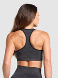 Gymshark Adapt Camo Racer Back Sports Bra — Asphalt Grey/Black — 2