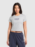 Gymshark EST 2012 Graphic Baby T-Shirt — Light Grey Core Marl — 1
