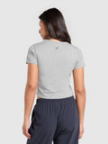 Gymshark EST 2012 Graphic Baby T-Shirt — Light Grey Core Marl — 2