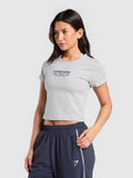 Gymshark EST 2012 Graphic Baby T-Shirt — Light Grey Core Marl — 3