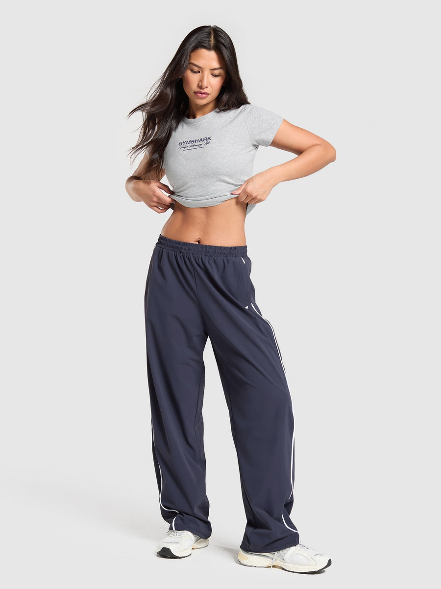 Gymshark EST 2012 Graphic Baby T-Shirt — Light Grey Core Marl — 4