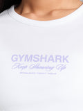 Gymshark EST 2012 Graphic Baby T-Shirt — White — 5