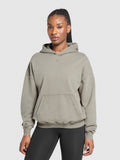 Gymshark 66 Washed Graphic Oversized Hoodie — Linen Brown/Wash — 2