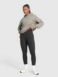 Gymshark 66 Washed Graphic Oversized Hoodie — Linen Brown/Wash — 4