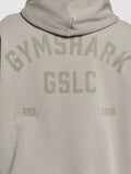 Gymshark 66 Washed Graphic Oversized Hoodie — Linen Brown/Wash — 6