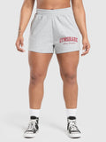 Gymshark Lifting Essentials Graphic Brushed 4' Shorts — Light Grey Core Marl — 2
