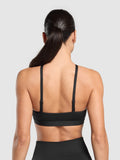 Gymshark Halter Neck Sports Bra — Black — 2