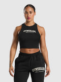 Gymshark Lifting Essentials Graphic Tank — Black — 1