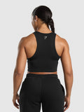 Gymshark Lifting Essentials Graphic Tank — Black — 2