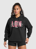 Gymshark London City Oversized Graphic Hoodie — Black — 1