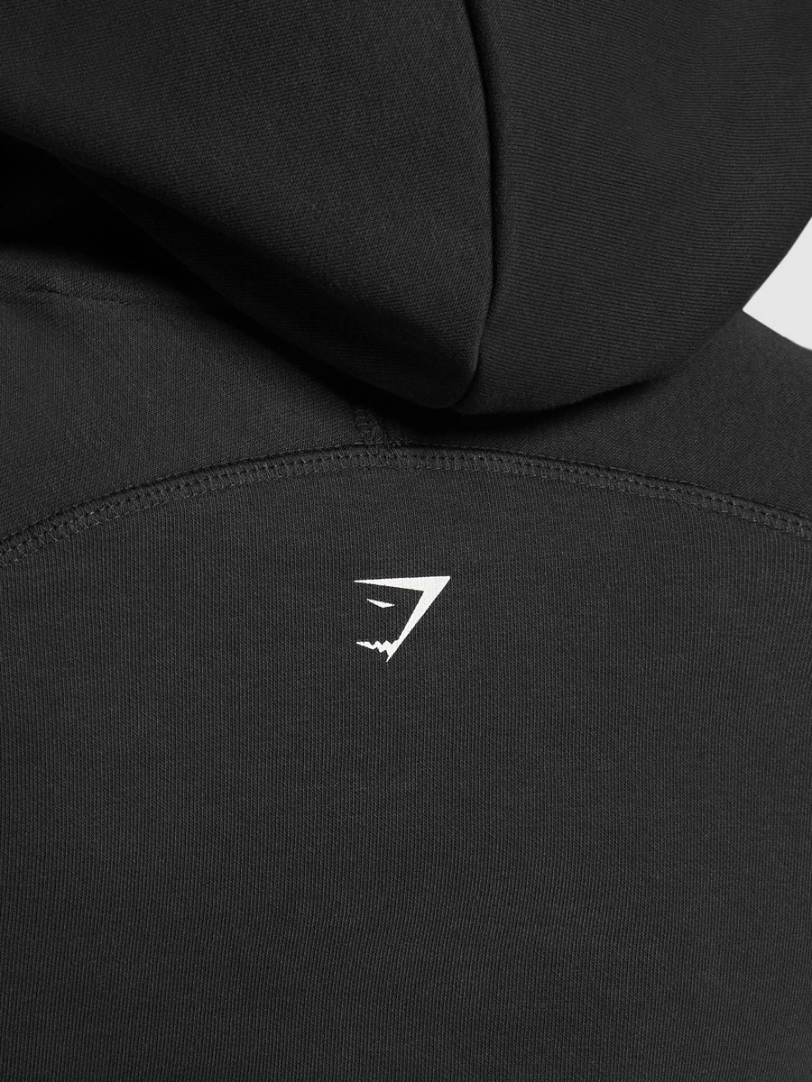 Gymshark London City Oversized Graphic Hoodie — Black — 5