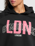 Gymshark London City Oversized Graphic Hoodie — Black — 6