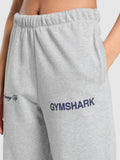Gymshark EST 2012 Graphic Straight Leg Joggers — Light Grey Core Marl — 5