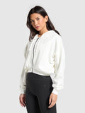 Gymshark Lifestyle Club Graphic Zip Up Hoodie — Soft White — 3